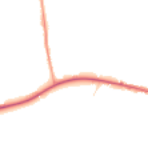 Daytime road noise heatmap for ME12 4LR