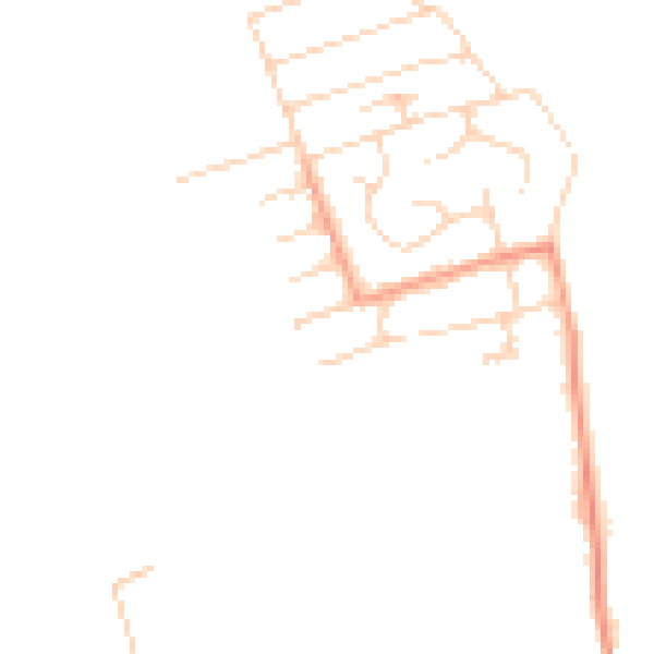 Daytime road noise heatmap for ME12 4NP