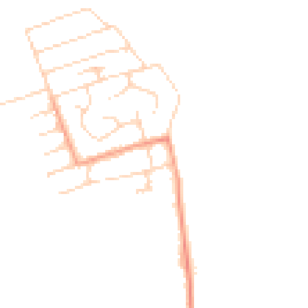 Daytime road noise heatmap for ME12 4NQ