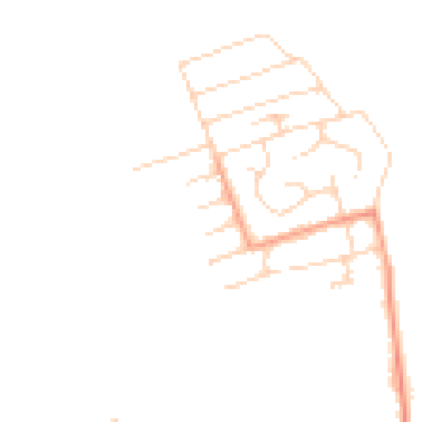 Daytime road noise heatmap for ME12 4NS