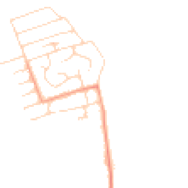 Daytime road noise heatmap for ME12 4PS
