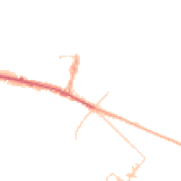 Daytime road noise heatmap for ME12 4QQ