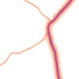 Daytime road noise heatmap for ME13 0NP