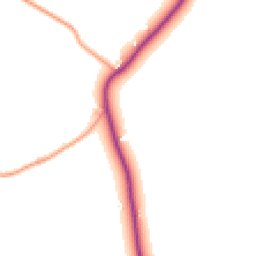 Daytime road noise heatmap for ME13 0NS