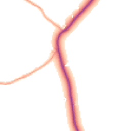 Daytime road noise heatmap for ME13 0NT