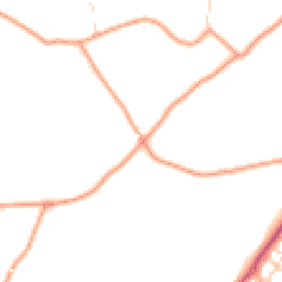 Daytime road noise heatmap for ME13 0TD