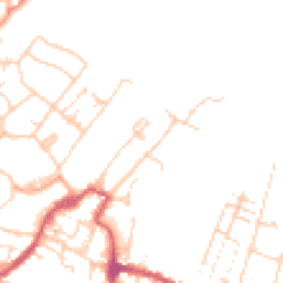 Daytime road noise heatmap for ME13 7GQ