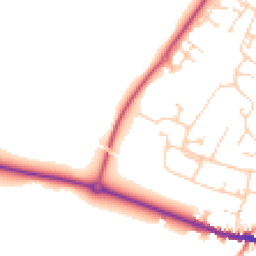 Daytime road noise heatmap for ME13 7GX
