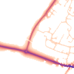 Daytime road noise heatmap for ME13 7GZ