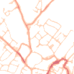 Daytime road noise heatmap for ME13 7HQ