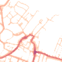 Daytime road noise heatmap for ME13 7QL