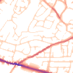 Daytime road noise heatmap for ME13 7SL