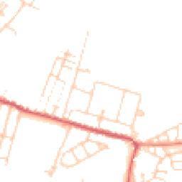 Daytime road noise heatmap for ME13 8BZ