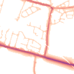 Daytime road noise heatmap for ME13 8FN