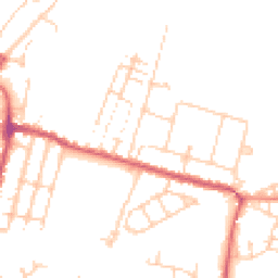 Daytime road noise heatmap for ME13 8JD