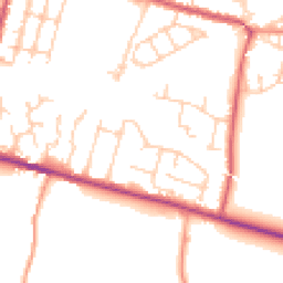Daytime road noise heatmap for ME13 8NL