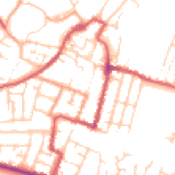 Daytime road noise heatmap for ME13 8PA