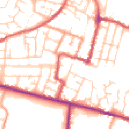 Daytime road noise heatmap for ME13 8QQ