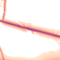 Daytime road noise heatmap for ME13 8YW