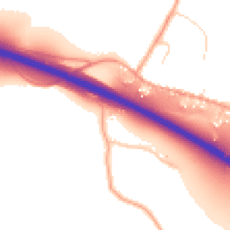 Daytime road noise heatmap for ME13 9AF