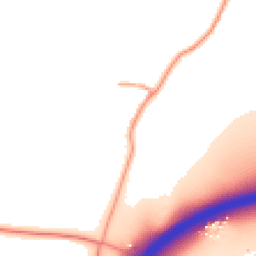 Daytime road noise heatmap for ME13 9BU
