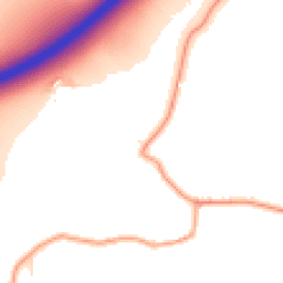 Daytime road noise heatmap for ME13 9EU