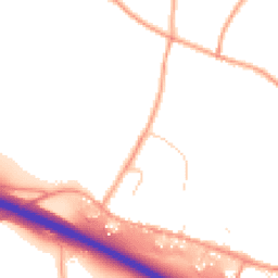 Daytime road noise heatmap for ME13 9JF