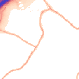 Daytime road noise heatmap for ME13 9JR