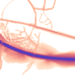 Daytime road noise heatmap for ME13 9NY