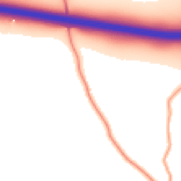 Daytime road noise heatmap for ME13 9QG