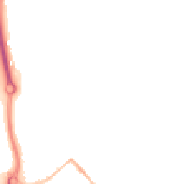 Night-time road noise heatmap for ME14 2AU