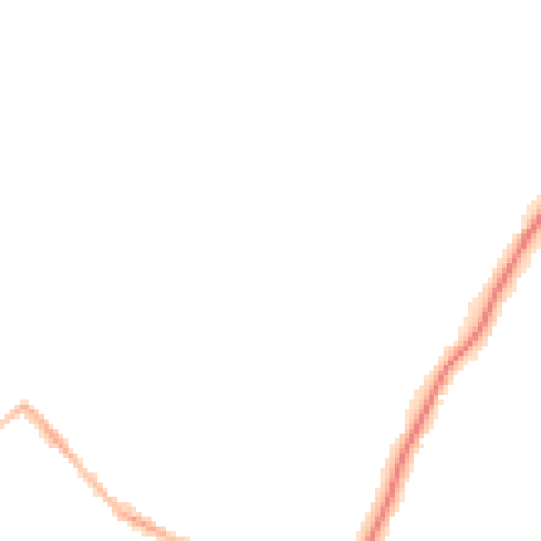 Night-time road noise heatmap for ME14 2BA