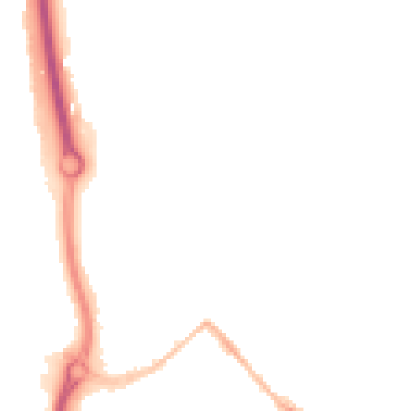 Night-time road noise heatmap for ME14 2RU