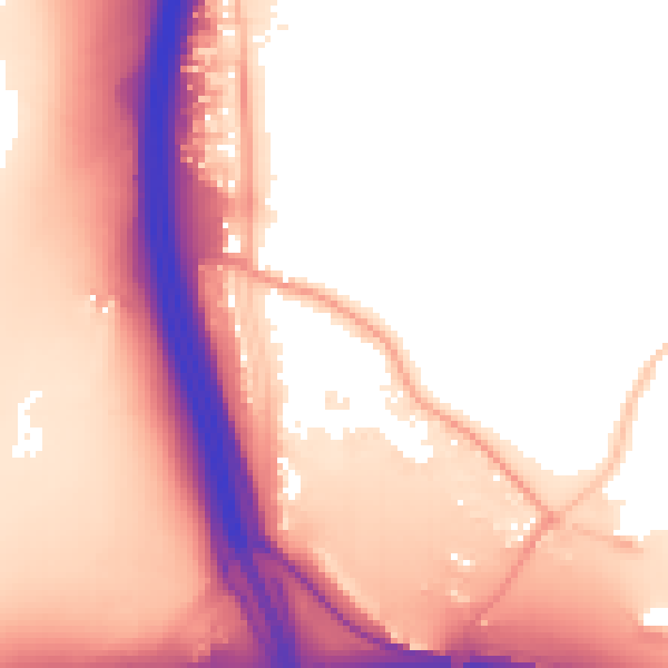 Daytime road noise heatmap for ME14 3BJ