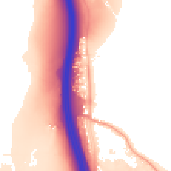 Daytime road noise heatmap for ME14 3DQ