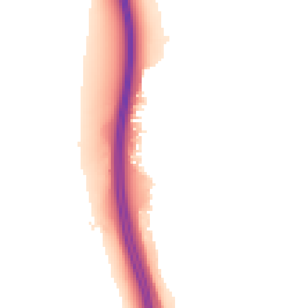 Night-time road noise heatmap for ME14 3DQ