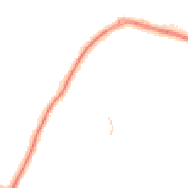 Night-time road noise heatmap for ME14 5QN