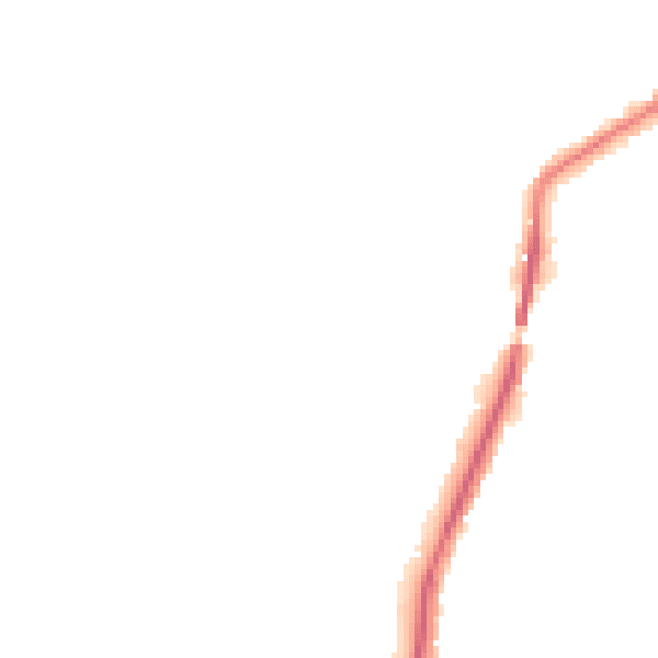 Night-time road noise heatmap for ME15 0EG