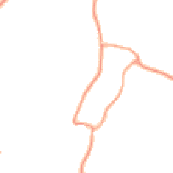 Daytime road noise heatmap for ME15 0RB