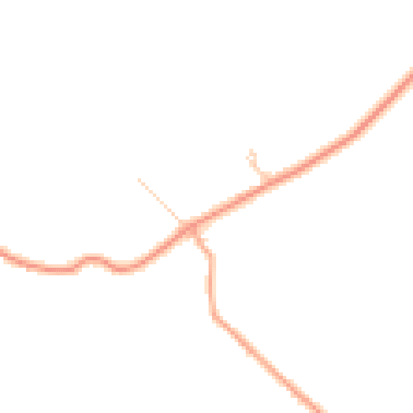 Daytime road noise heatmap for ME15 0RU