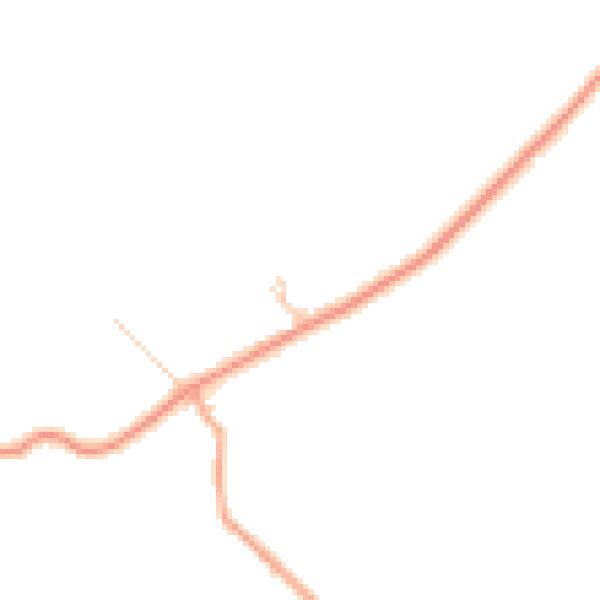 Daytime road noise heatmap for ME15 0SD