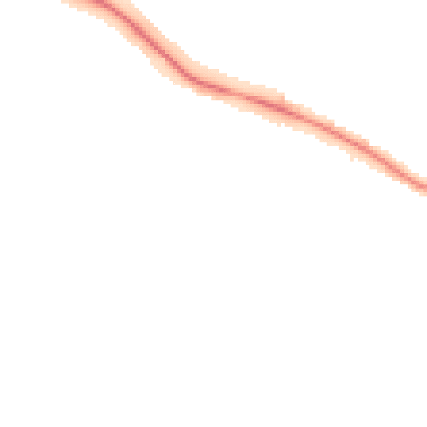 Night-time road noise heatmap for ME15 9JU
