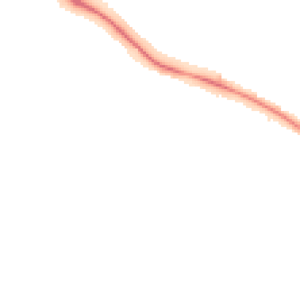 Night-time road noise heatmap for ME15 9JY