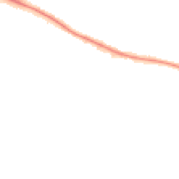 Night-time road noise heatmap for ME15 9NT