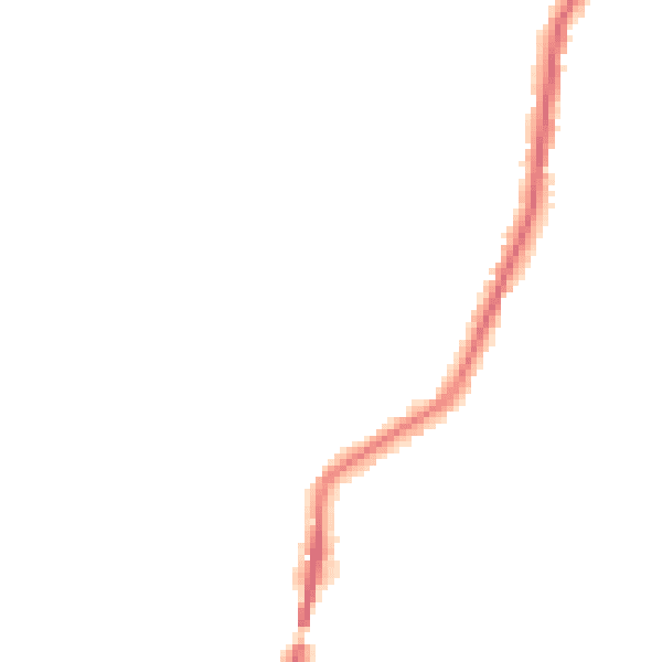 Night-time road noise heatmap for ME15 9TG