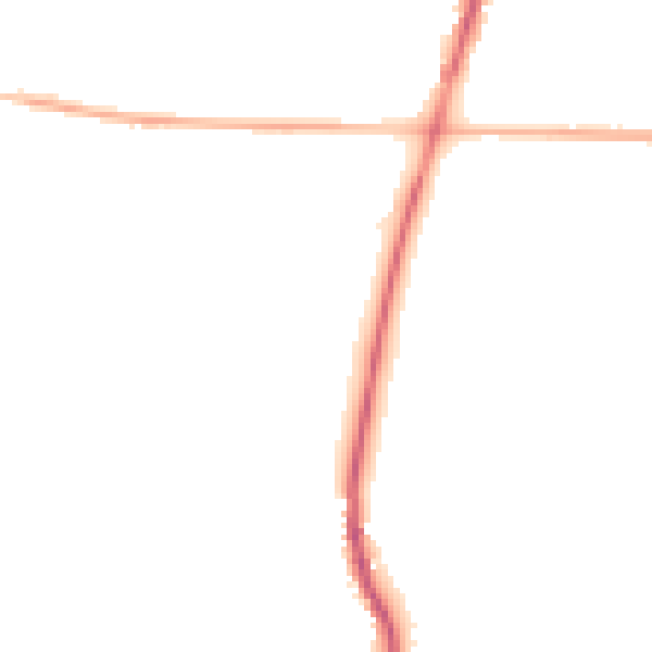 Night-time road noise heatmap for ME17 4AL