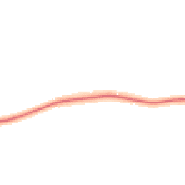 Night-time road noise heatmap for ME19 5AN