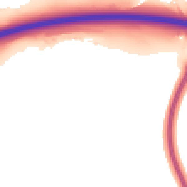 Night-time road noise heatmap for ME19 5FS
