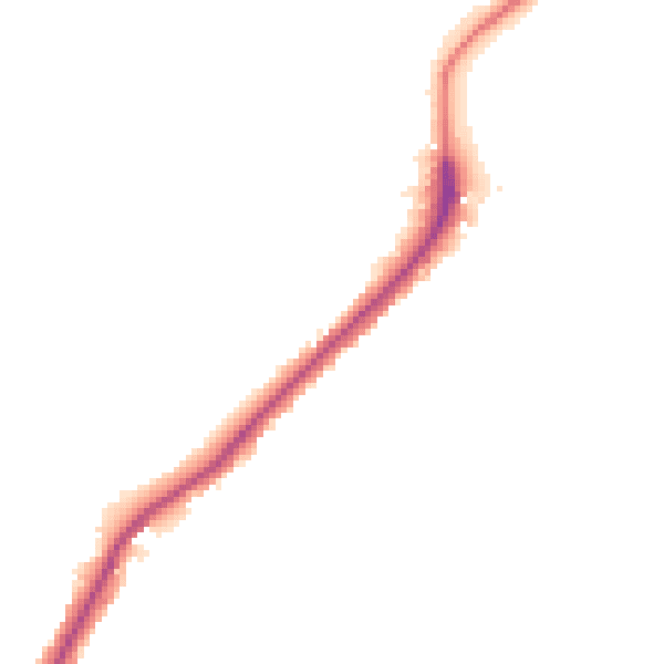 Night-time road noise heatmap for ME2 1AF