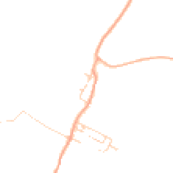 Daytime road noise heatmap for ME2 1HY